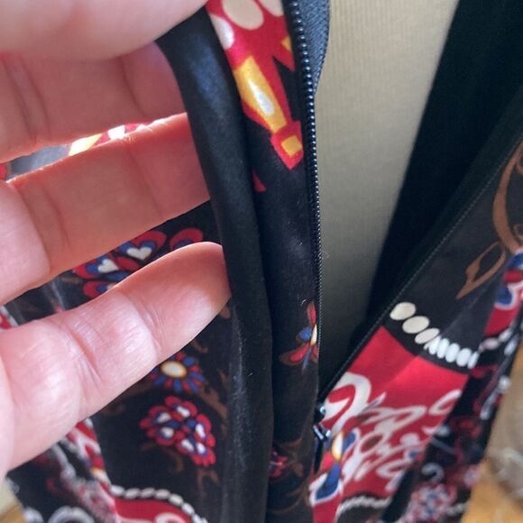 Buffalo David Bitton Floral Embellished Lined Dress Size L - Picture 8 of 16